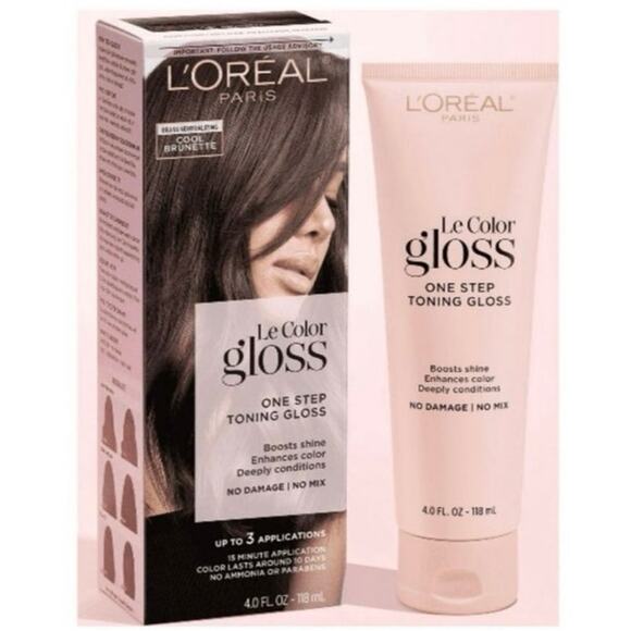 NEW 5 L'Oréal Cool Brunette Hair Gloss Dye